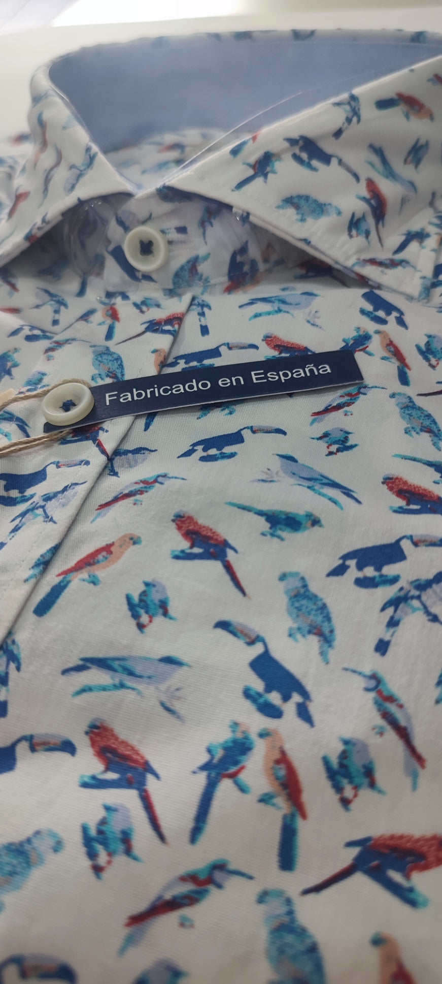 CAMISA SLIM M/L ESTAMPADA