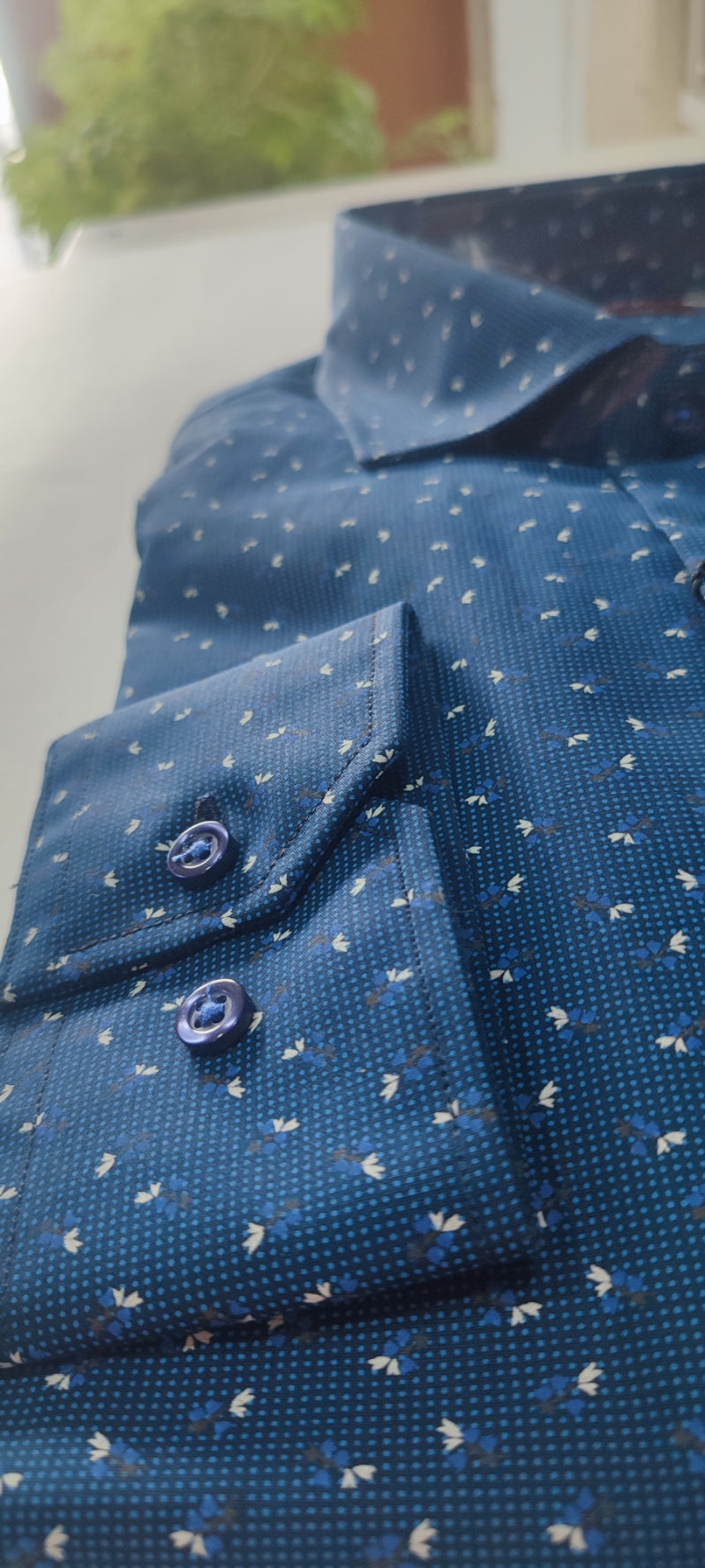 CAMISA SLIM M/L ESTAMPADA