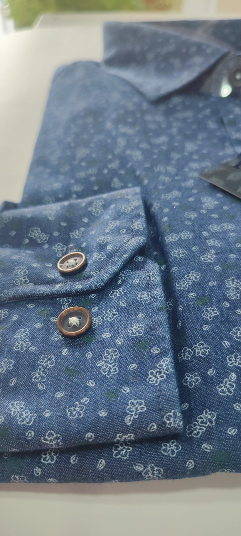 CAMISA SLIM M/L VAQUERA ESTAMPADA