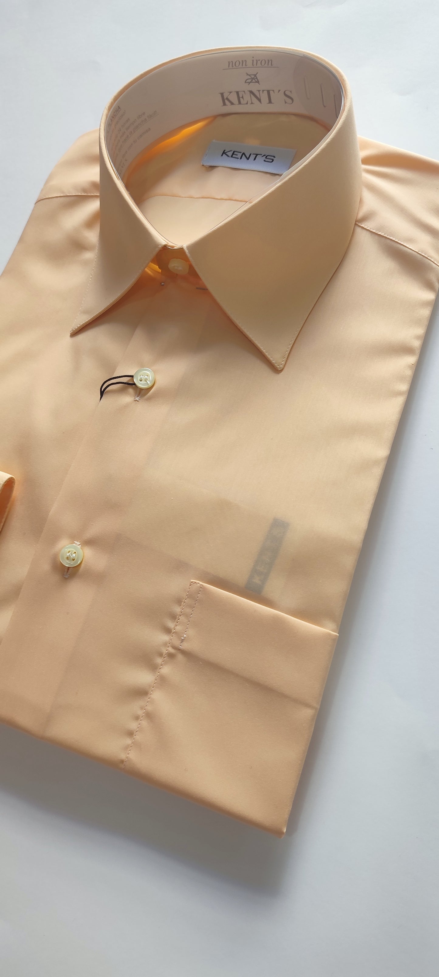 CAMISA COLOR MANDARINA