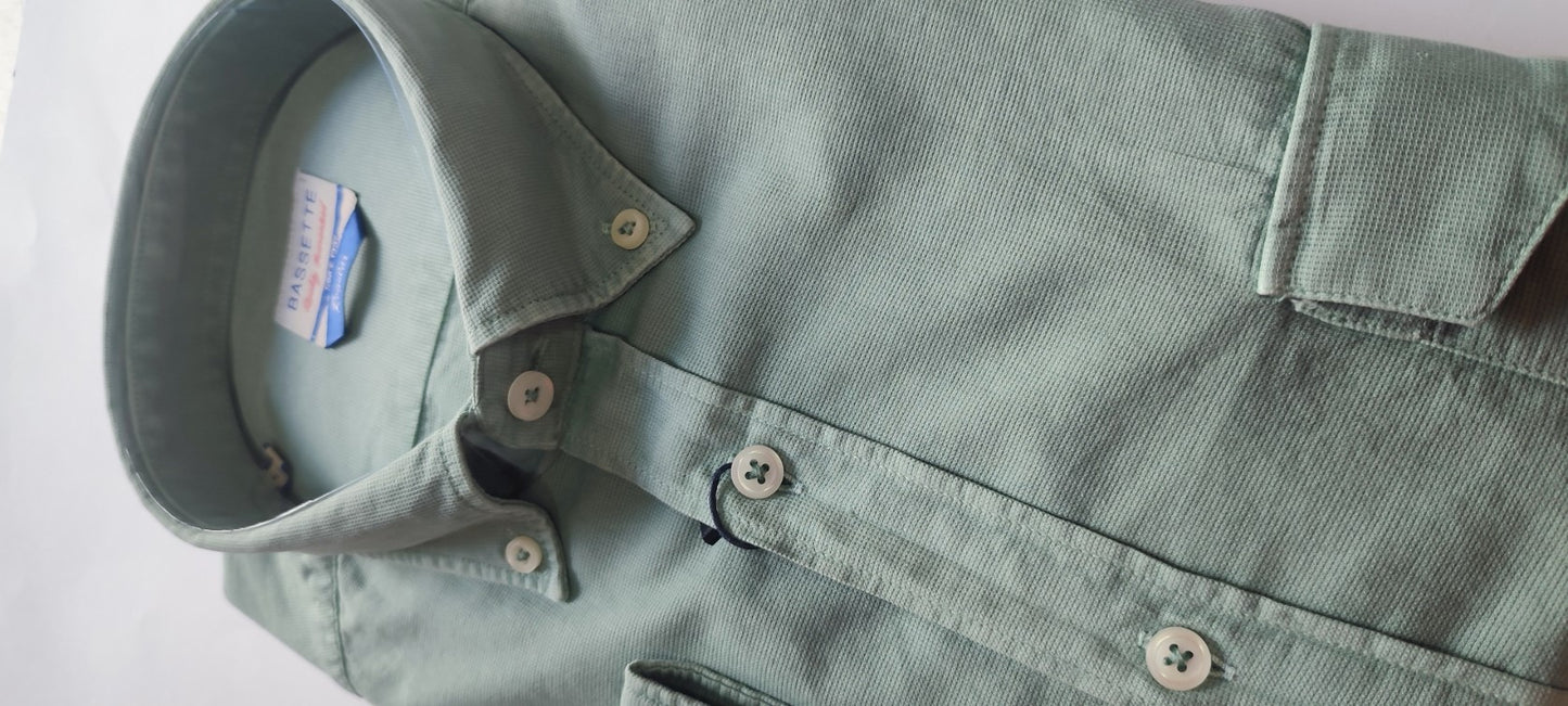 CAMISA DOBLE BOLSILLO VERDE