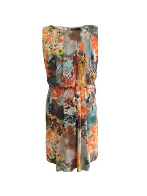 VESTIDO CUELLO PLISADO.
