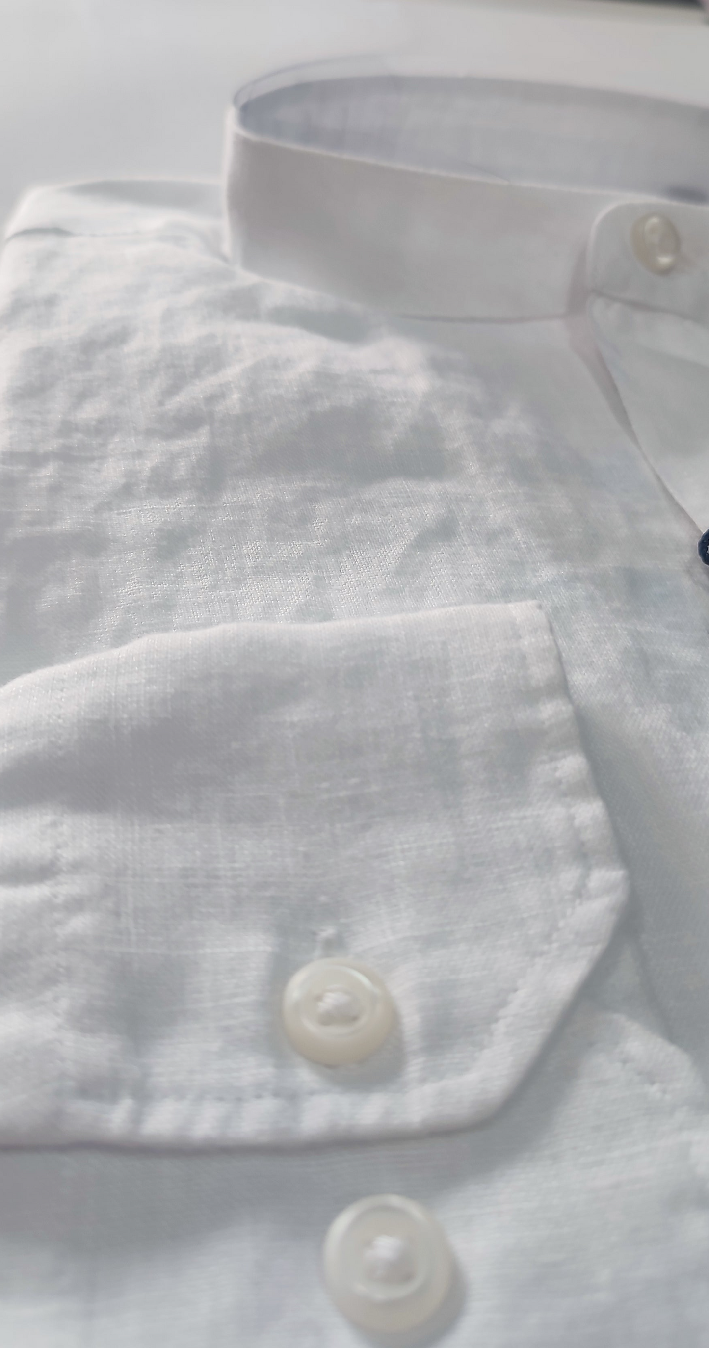 CAMISA 100% LINO BLANCA