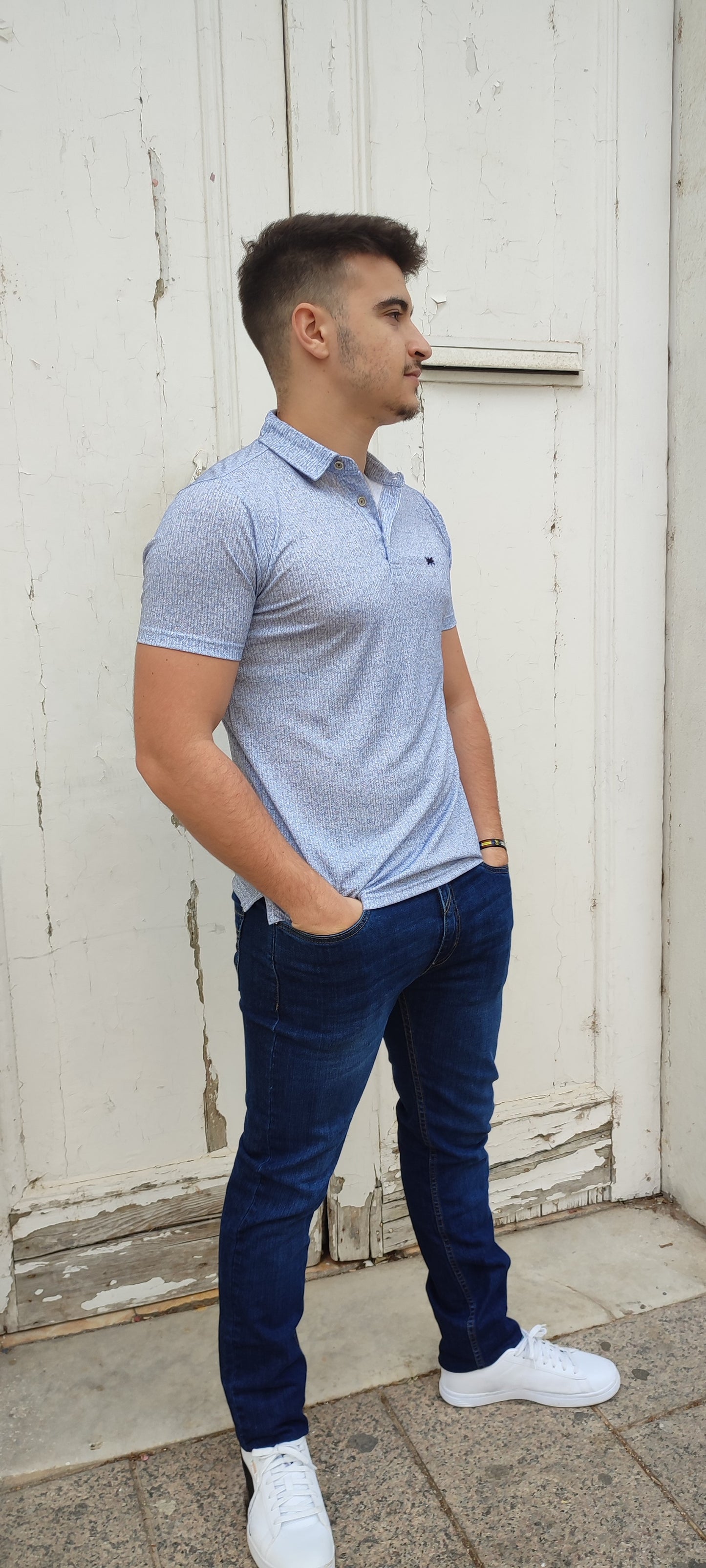 POLO  CELESTE
