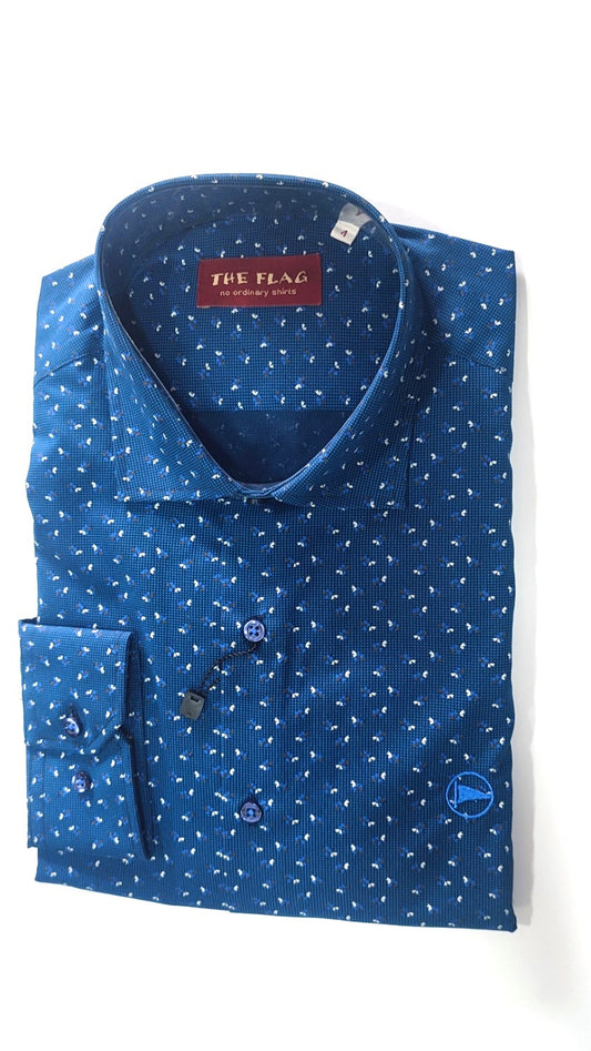 CAMISA SLIM M/L ESTAMPADA