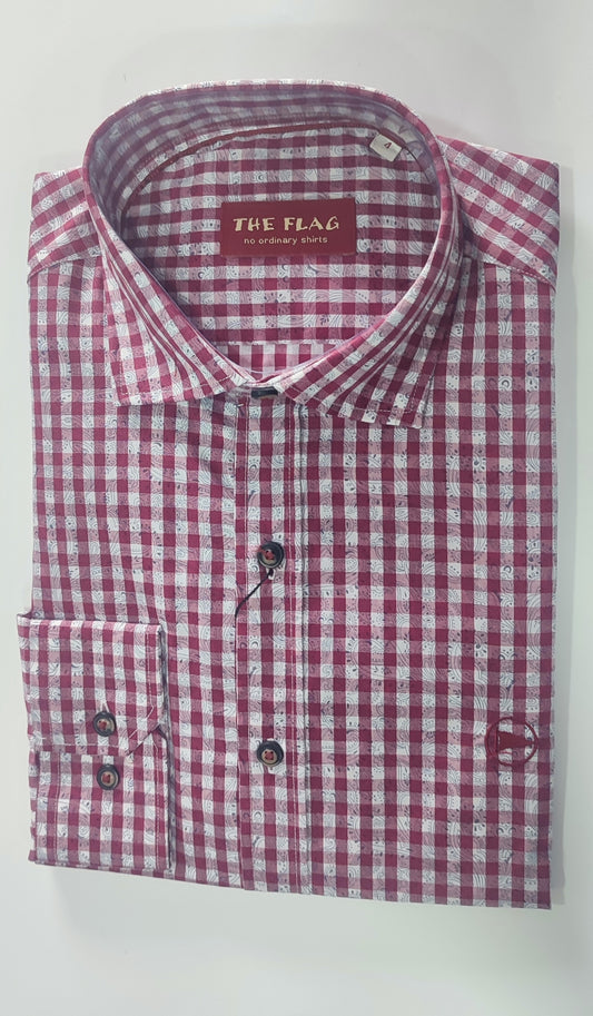 CAMISA SLIM M/L  CUADROS