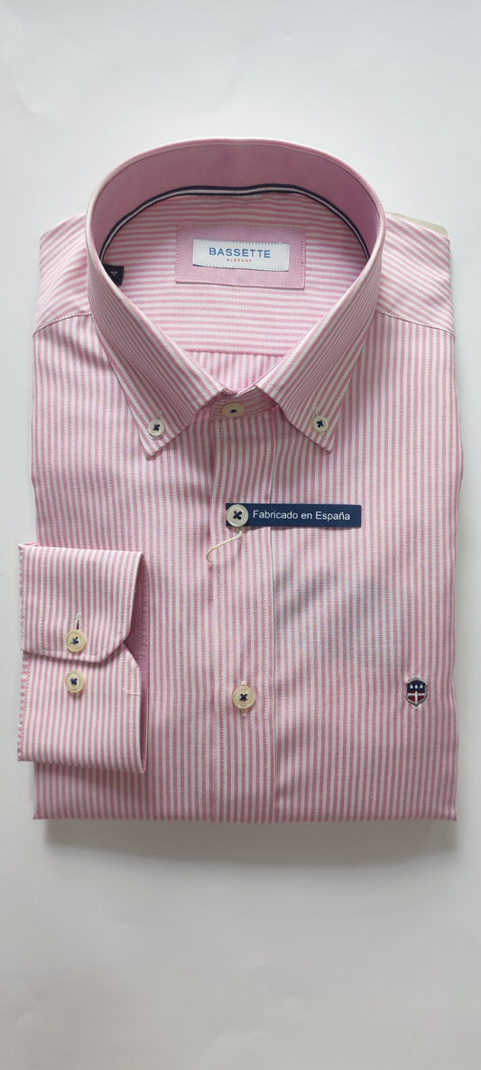 CAMISA OXFORD ROSA RAYA