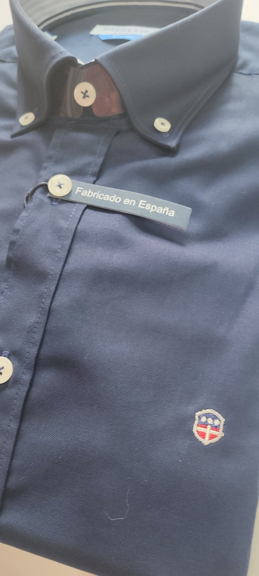 CAMISA OXFORD AZUL MARINO