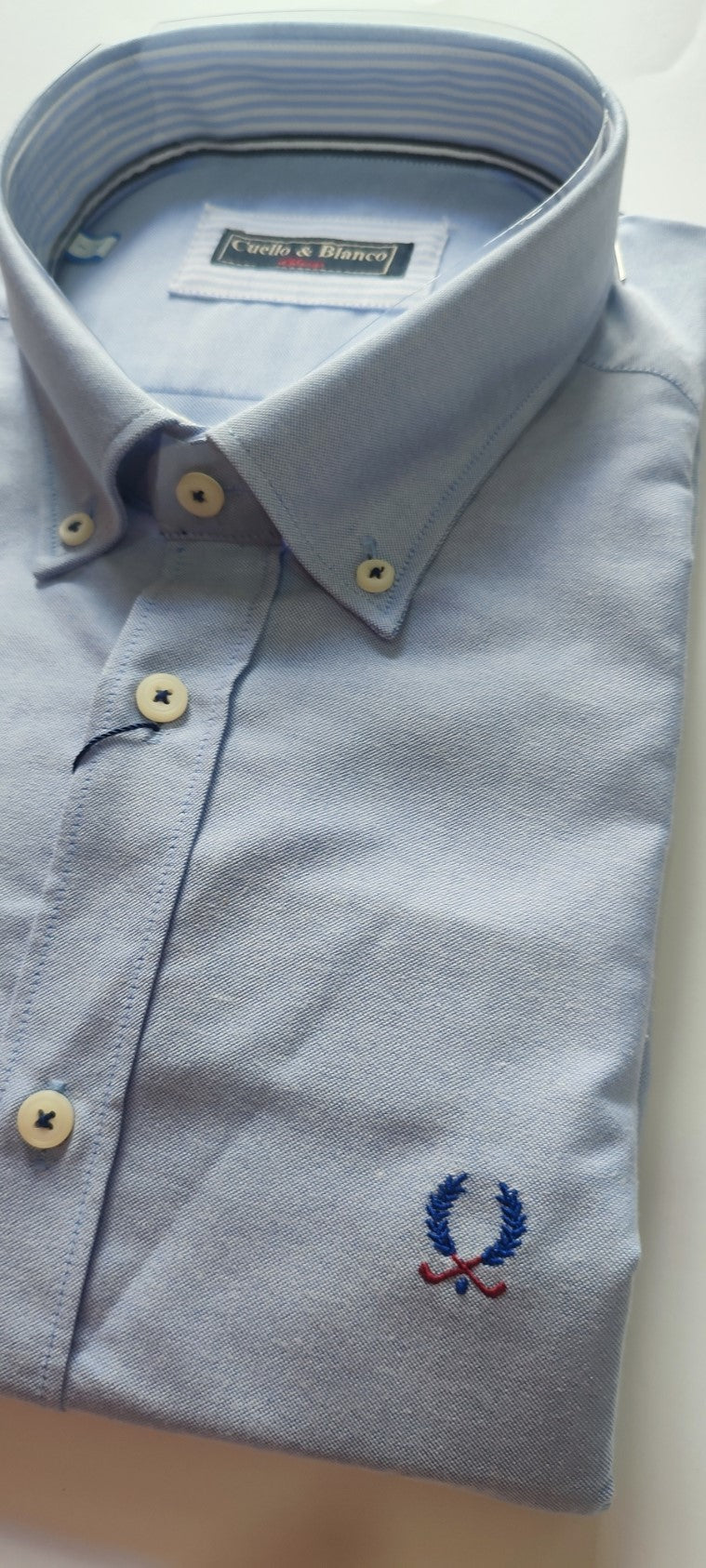 CAMISA OXFORD AZUL