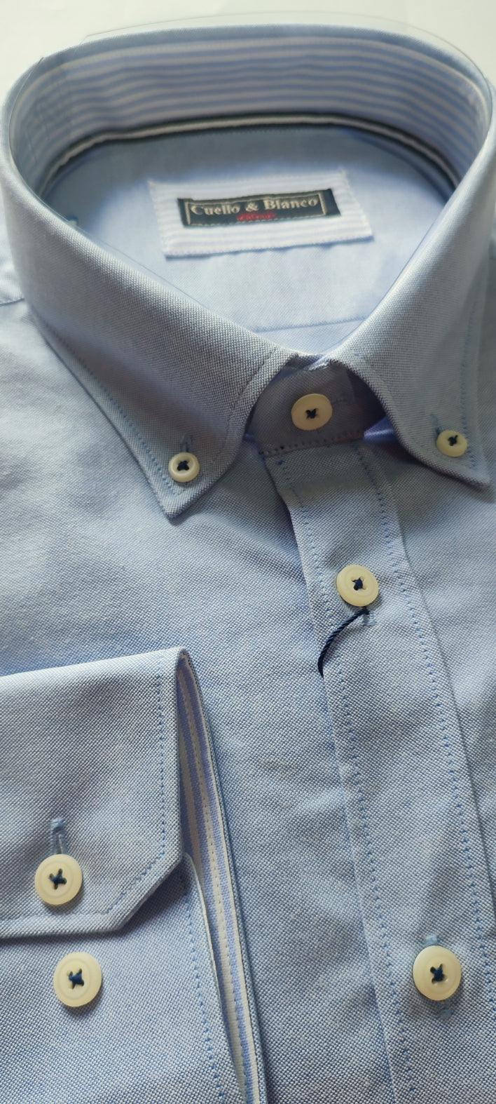 CAMISA OXFORD AZUL