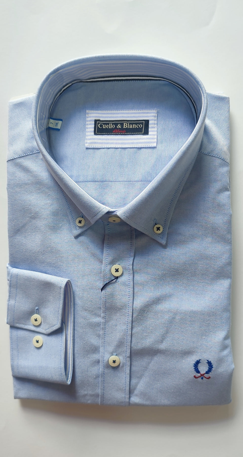 CAMISA OXFORD AZUL