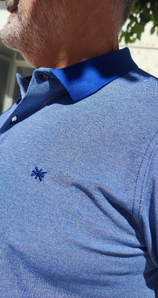 POLO GRANITO COLOR TINTA